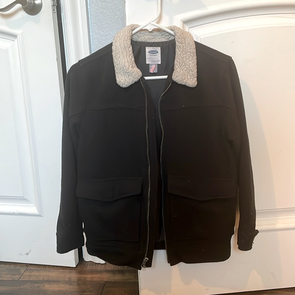 Wool boys size L jacket